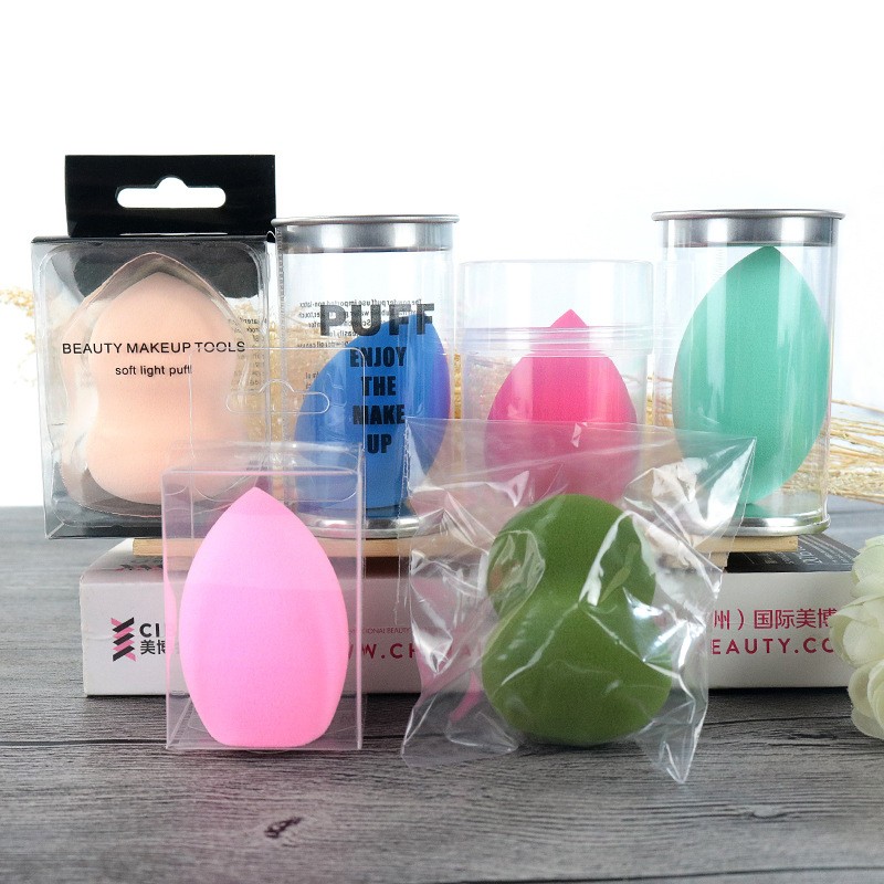 Blending makeup sponge Latec-free Yes Washable Beauty powder puff with sponge holder