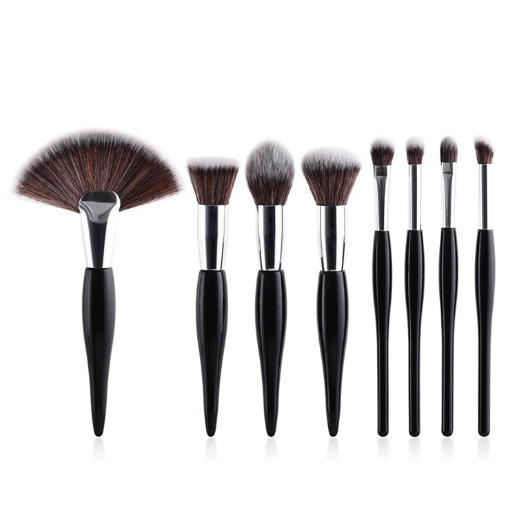 8 pcs make-up tools luxury taklon private label brush makeup set