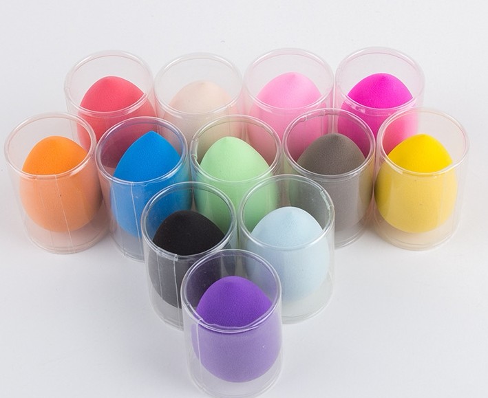 Hydrophilic Latex Free Makeup Oval Sponge drop shape makeup blender packaging