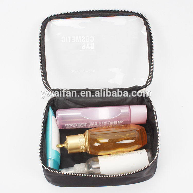 Travel Makeup Cosmetic Bag Transparent Packing Organizer PVC Clear Toiletry Bag