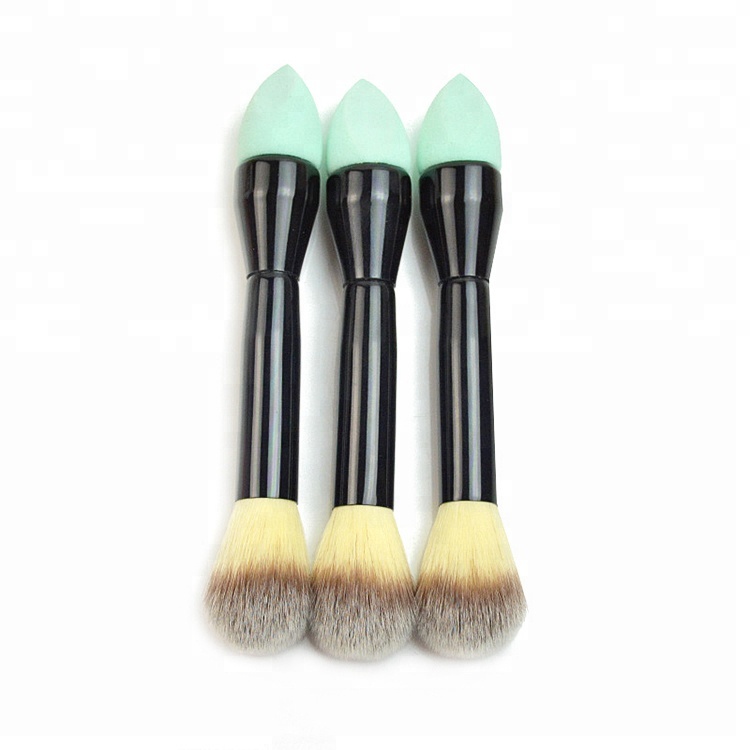 Wholesale Foundation Makeup Brush Dual Powder Brush Double End Powder Foundation Makeup Sponge