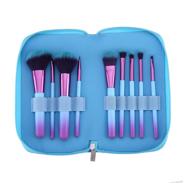9PCS Makeup Brushes Set For Face Contour Eyebrow Eyeliner Eyeshadow Blush Brush Set Perfect Combination