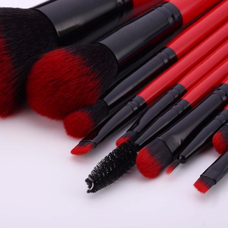 2018 Free Samples Vegan Hair Red Maquillaje Beauty Cosmetics Makeup Brushes