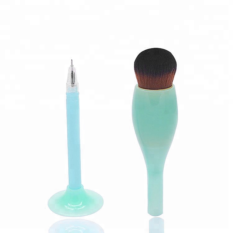 Customized Logo Wine Cup Like Synthetic Decorative Flawless Blush Brush