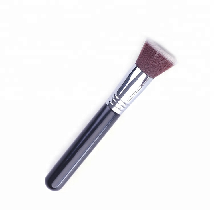 Synthetic Makeup Brush Custom Flat Top Contour Cosmetic Kabuki Makeup Brush For Contour Makeup