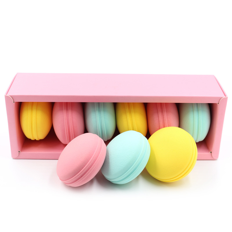 Macaron Makeup Blender Sponges Set Beauty makeup blenders colorful Foundation Sponge