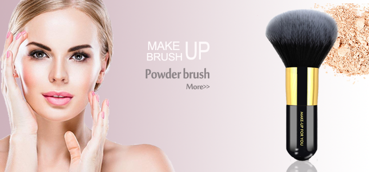 Fluffy Synthetic Hair Makeup Cosmetic Brush Large Makeup Powder Brush