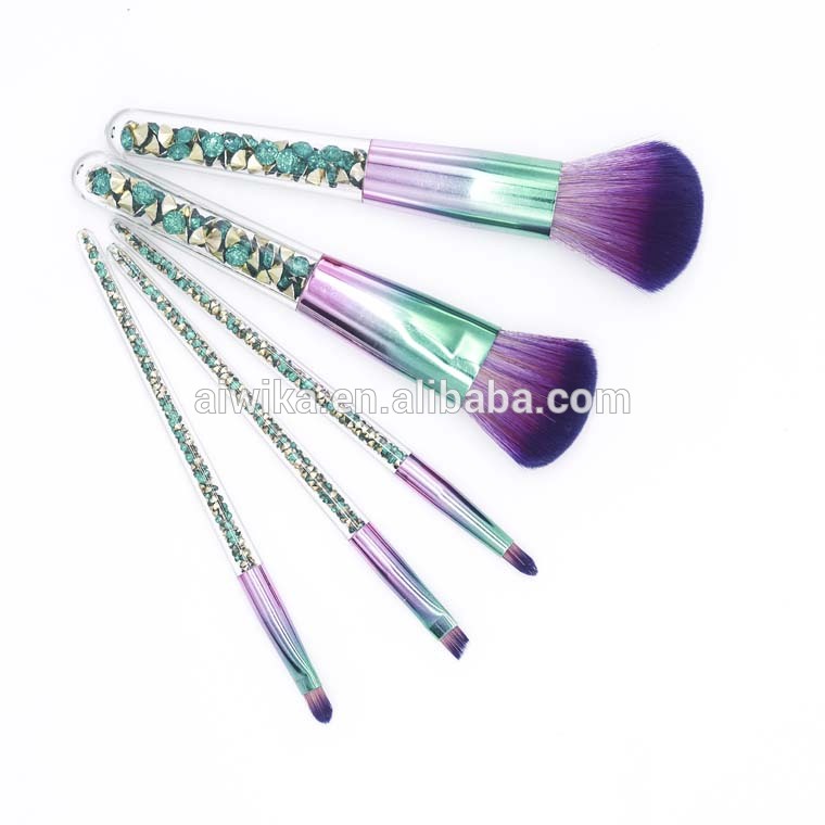 Private Label Glitter Makeup Brush Custom Makeup Brush With Brush Bag