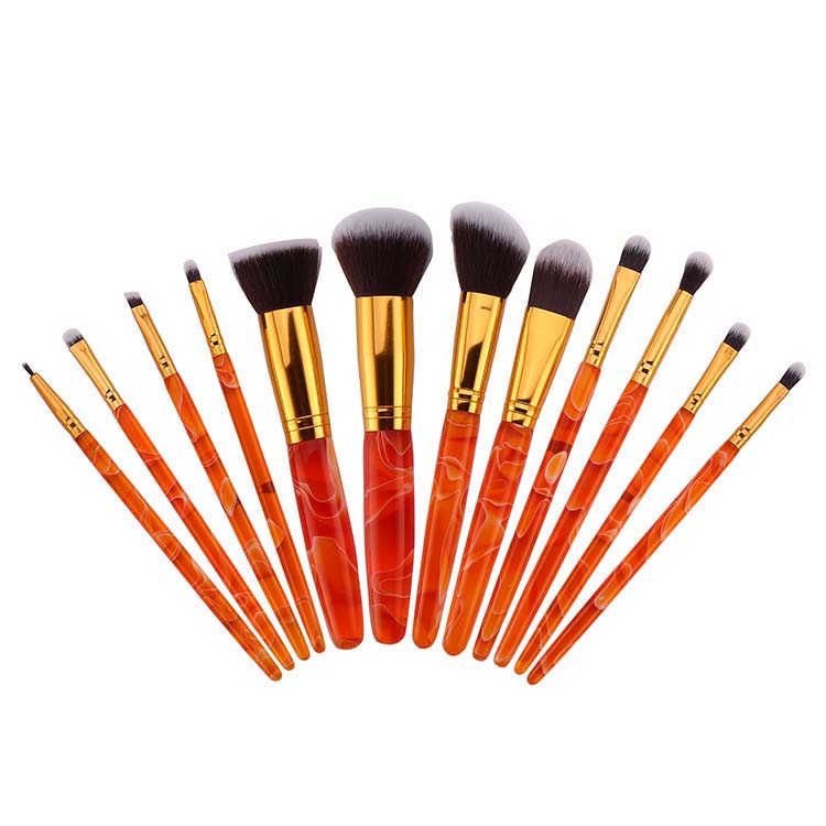 Beauty Need 12PCS Flower Pattern handle Makeup Brushes