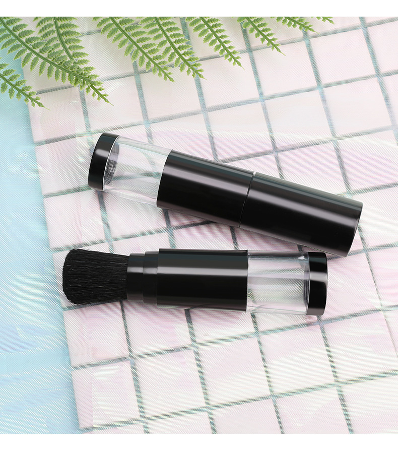 Sunscreen Cosmetic Beauty Dispensing Refillable Powder Brush Container