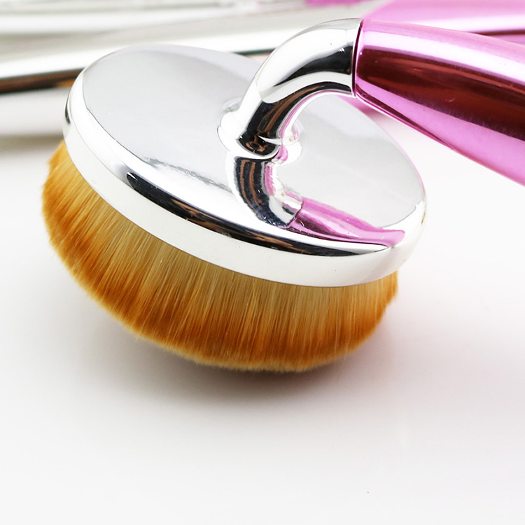 wholesale 6pcs golf oval makeup brushes free samples