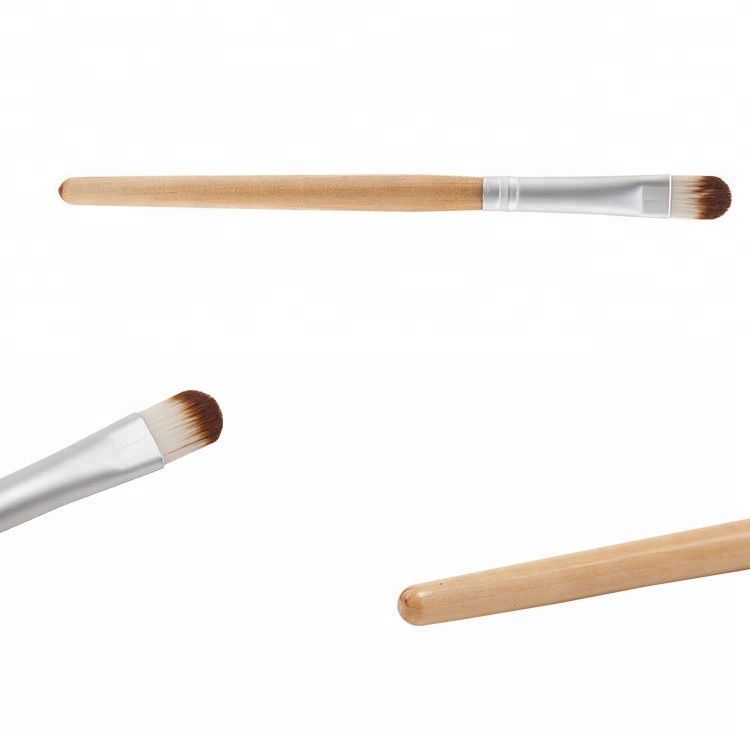 Eco-friendly Bamboo Cruelty-Free Synthetic Basic Makeup Eyeshadow Concealer Brush
