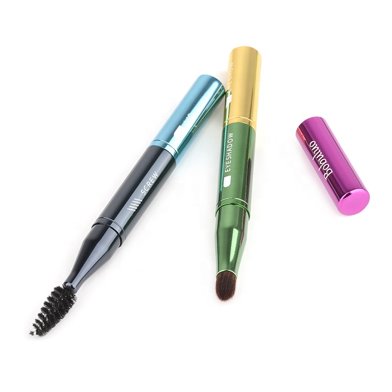 Unique 4 In 1 Metal Makeup Brush For Eye Cosmetic