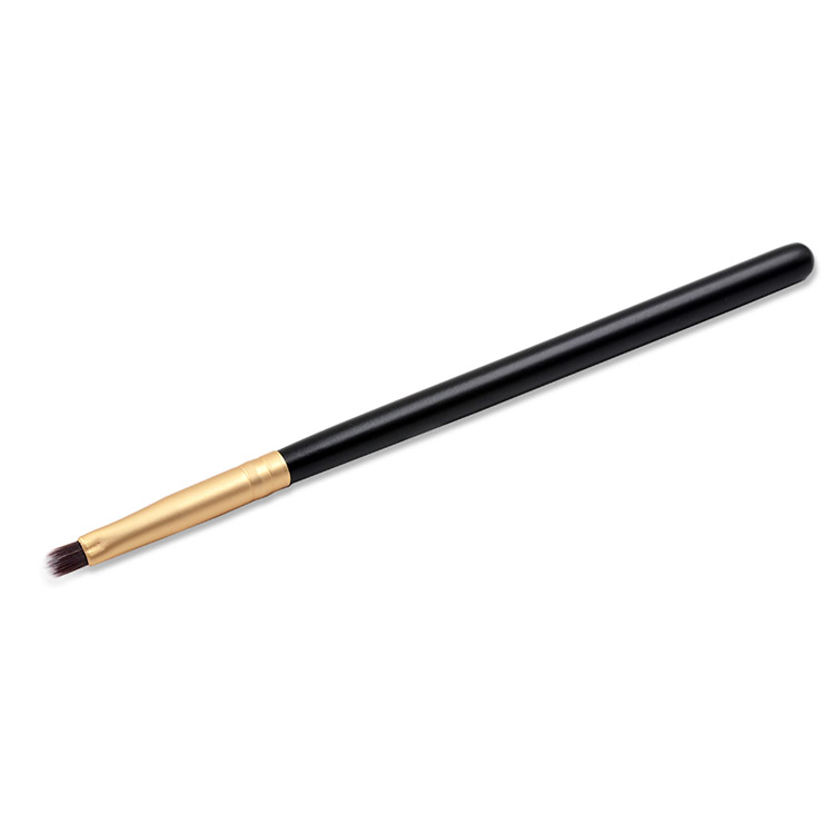 Custom Option Cosmetic Brushes Long handle Lip Brush Make Up Brush with Cruelty-free Synthetic Hair