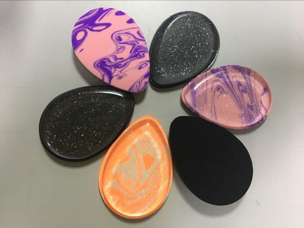 Best Seller Softest Latex Free Hydrophilic Black Drop Royal Micro Mini Custom Logo Makeup Sponge