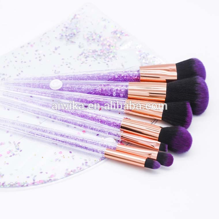 5 pcs Glitter Makeup Brush Brush Set Private Label