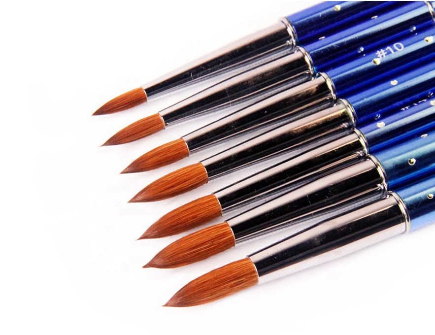 High Quality Kolinsky Different Size Nail Art Brush