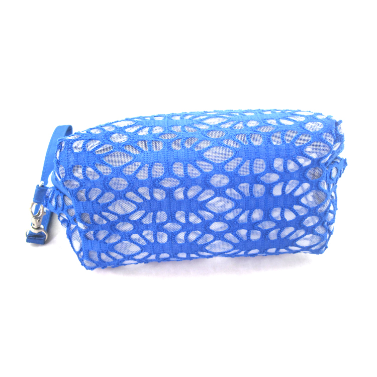 Mesh Makeup Bag Zipper Lock Cosmetic MakeUp Travel Organizer Bags Pencil Case Mesh Storage Bags