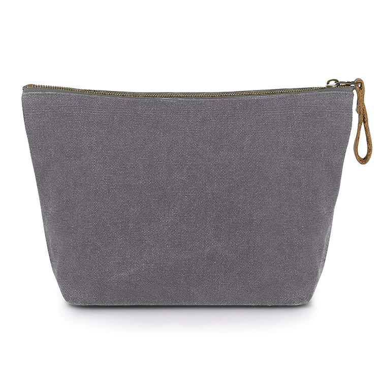 Canvas Large Makeup Bag Toiletry Storage Pouch Handbag Organizer with Zipper