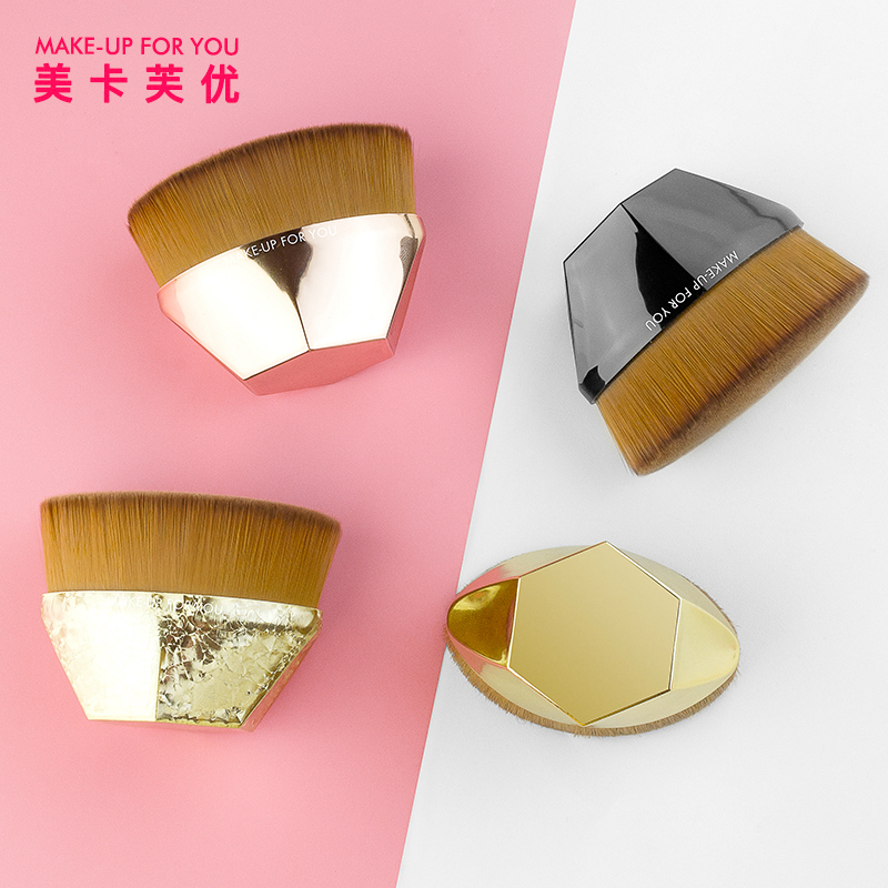 Synthetic single Mini vegan foundation kabuki makeup brush private label cosmetic brushes