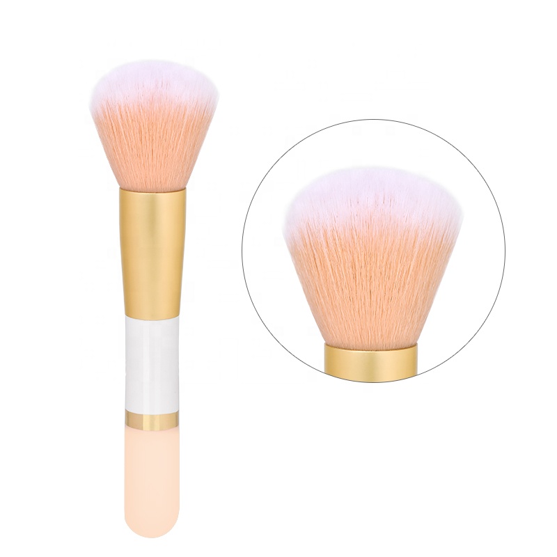 Big Fluffy Colorful 1pc Face Powder Brush Makeup Bronze Powder Brush