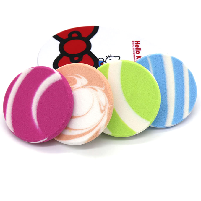 2019 Direct Factory Washable SBR Multi Functional Mixed Colors 2D Beauty Makeup Sponge Blender