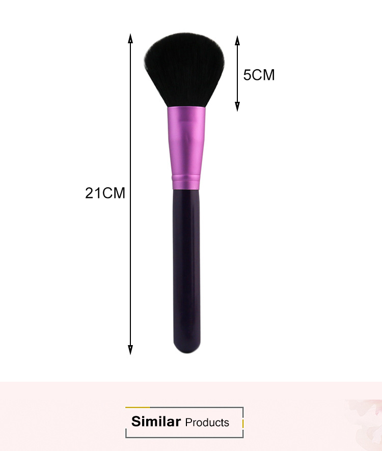 Purple Oval makeup face brush wholesale factory
