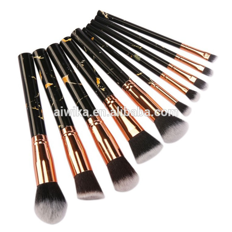 New Women Fashion Brushes Wooden Foundation Cosmetic Eyebrow Eyeshadow Brush Makeup Brush Sets