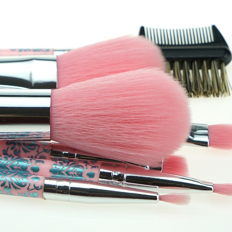 Factory nylon hair new custom brush cosmetic makeup brushes set
