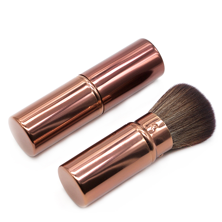 make up brushes bulk  nylon hair retractable brush beauty cosmetics