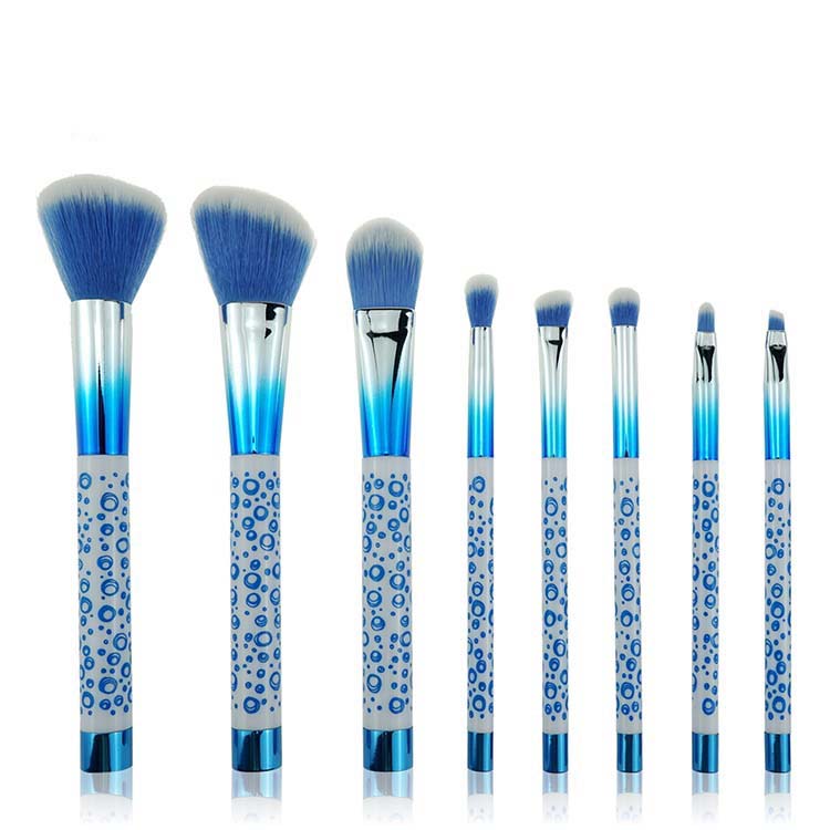 High Quality OEM 8pcs Vegan Pravite Label Cosmetic Makeup Brushes Makeup