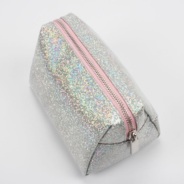 Shiny PU Laser Cosmetic Pouch Customize Made Cosmetic Pouch Bag Makeup Holder
