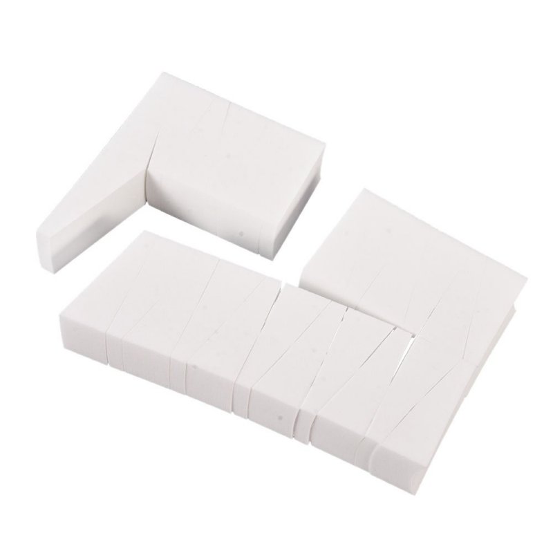 24pcs white Facial Foundation Cosmetic Puffs Sponge Wedges Functionality Makeup Beauty Triangle Powder Puff