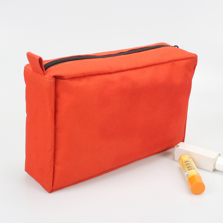 Travel Storage Bags Cosmetic Zipper Bag Red Customize Made Zipper Lock Pouch