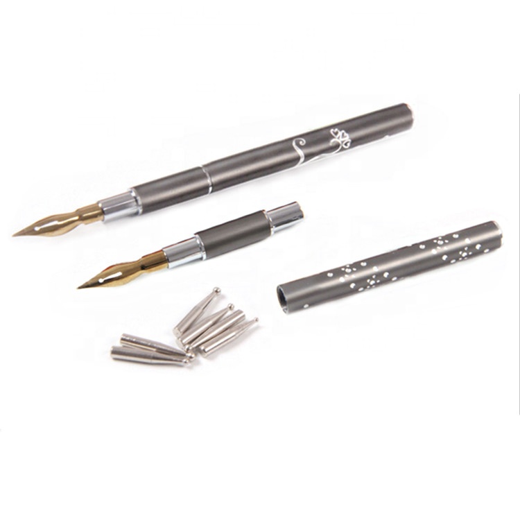 Custom Logo Laser Logo Brush Paint Nail Tools Changeable Sculpture Nail Brush