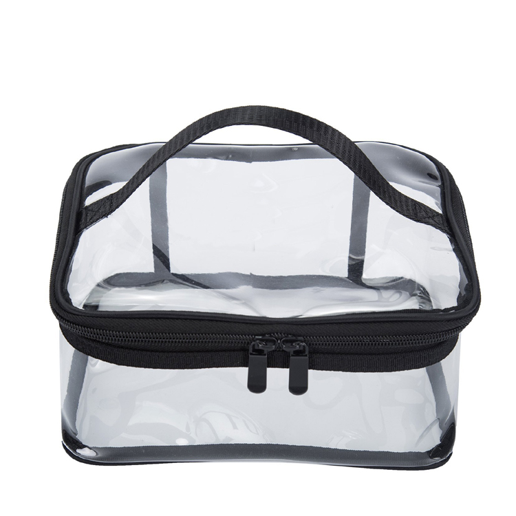 Transparent Clear PVC Zipper Bag Promotional Cosmetic PVC bag
