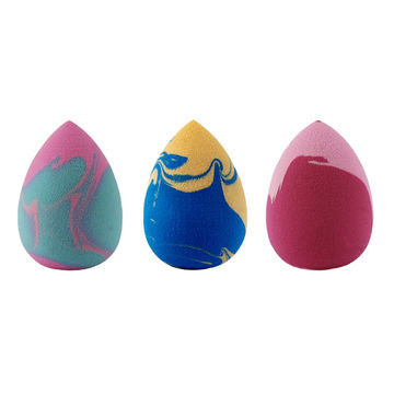 multi-color makeup sponge blender foundation essence marble beauty Flawless makeup sponge