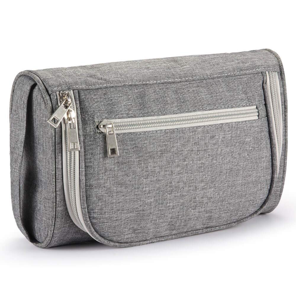 Mens Travel Toiletry Organizer Bag Shaving Dopp Kit with Hanging Hook