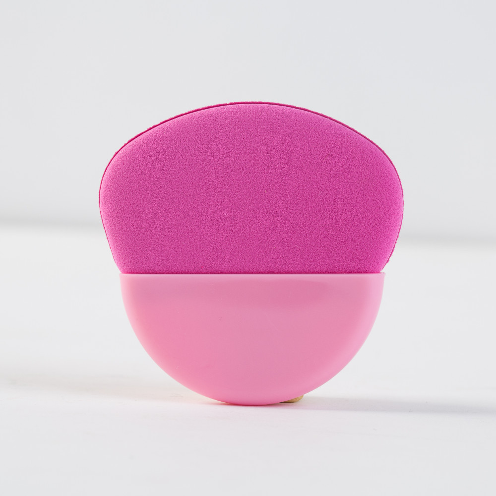 Compression power puff beauty color with PVC bag OEM acceptable foundation sponge