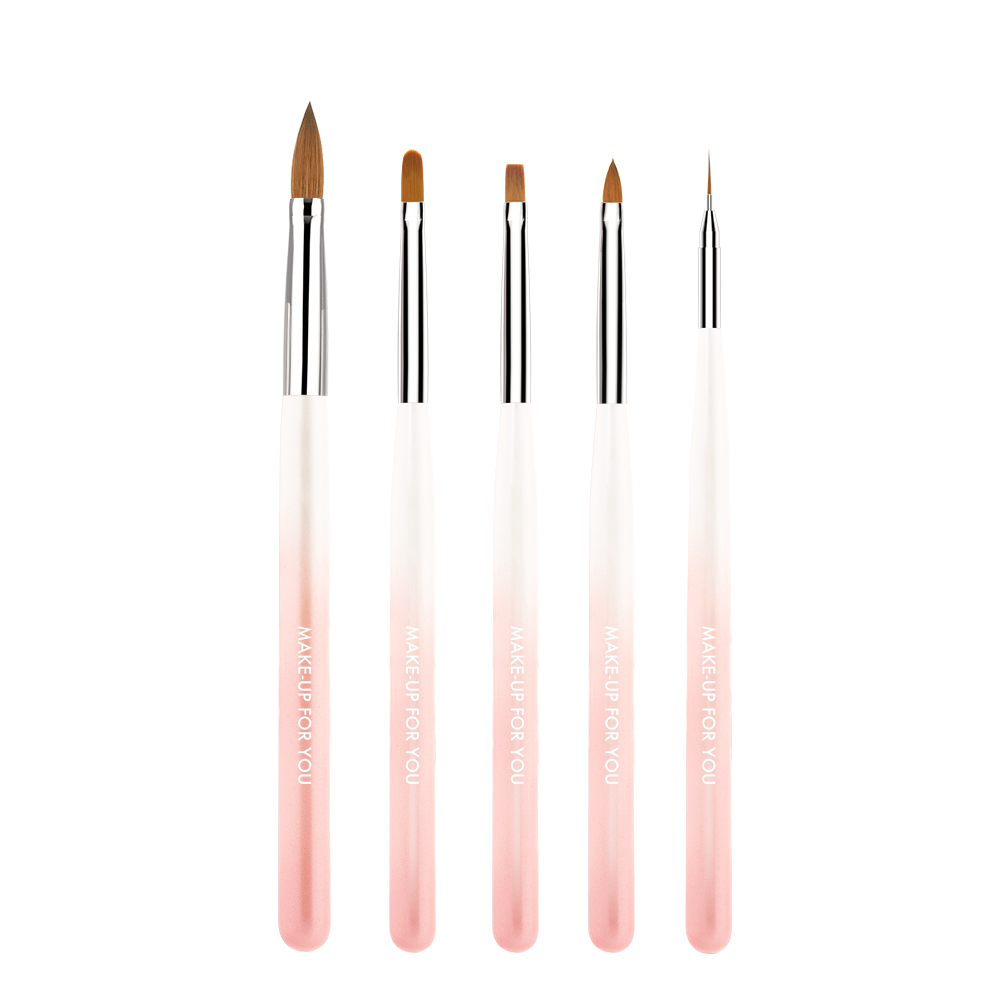 Professional Nail Art Tools 5pcs gel nail brush kit nail art brushes