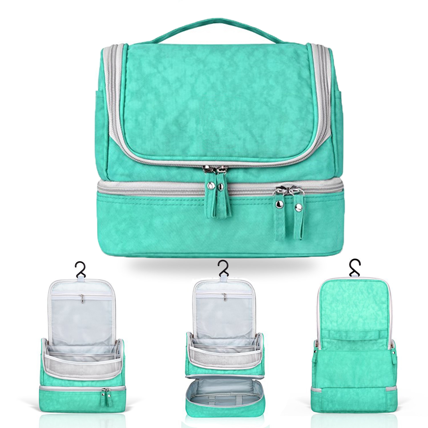 Hanging Toiletry Travel Bag Waterproof Nylon Cosmetic Bag for Travel Accessories