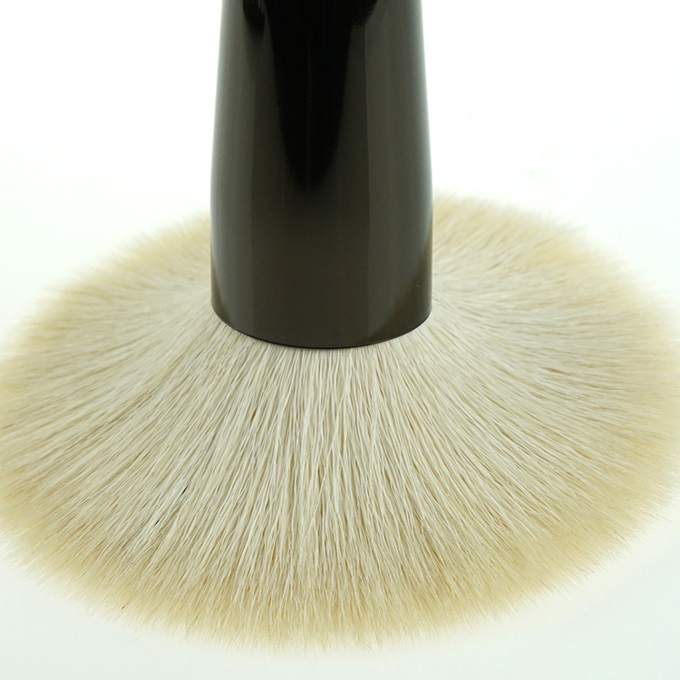 9PCS Gunmetal Professional Animal Hair Cosmetic Brush Set With Waist Pouch