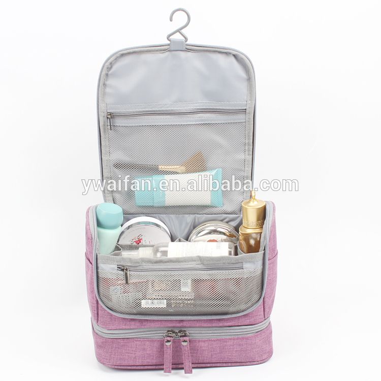 Toiletry Bag Travel Case with Hanging Hook for Cosmetic Healthcare Bag Dopp Kit Organizer