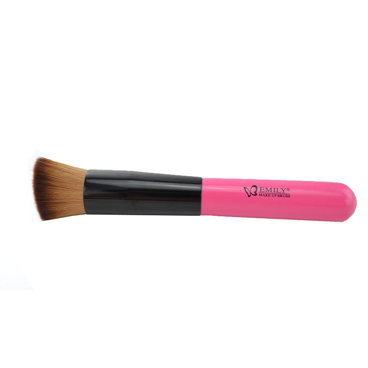 Eco-wood Dense Synthetic Hair Flat Kabuki Foundation Brush