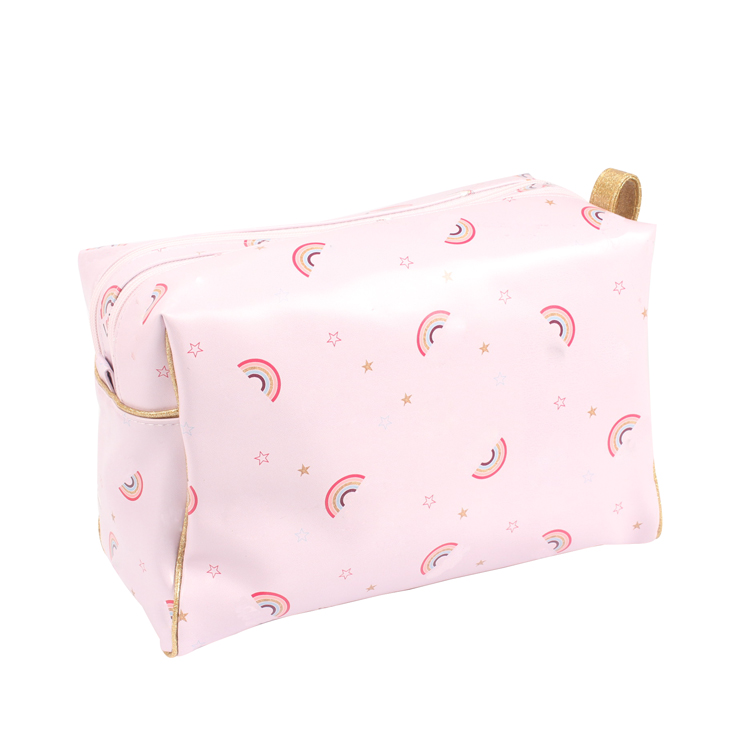 PU Leather Waterproof Travel Cosmetic Bag Organizer Multi Functional Professional Makeup Bag Large private label makeup bag