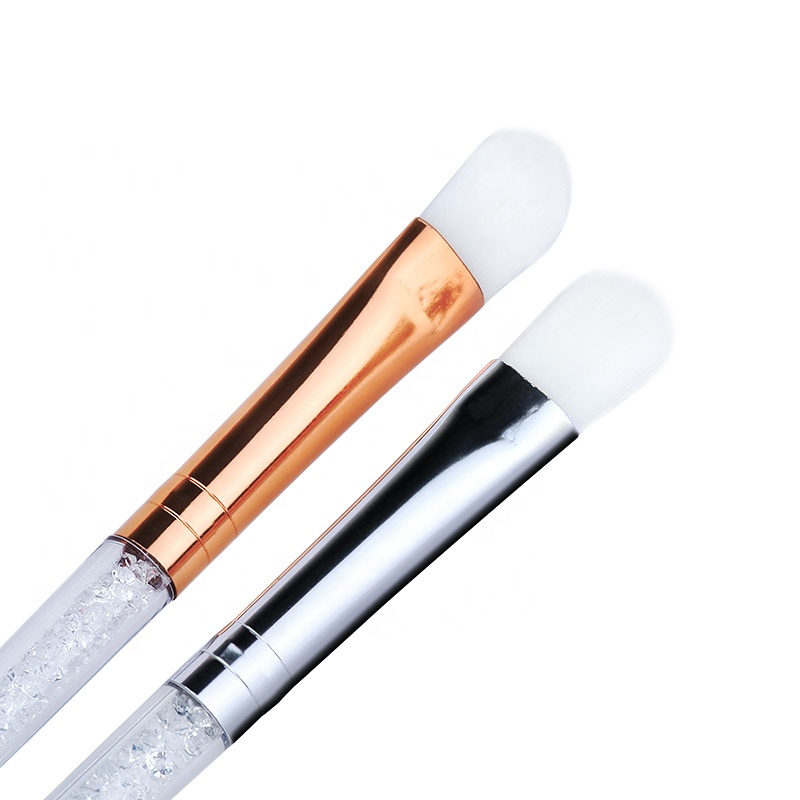 Nylon Diamond Concealer Makeup Brush Crystal Flat Eyeshadow Brush