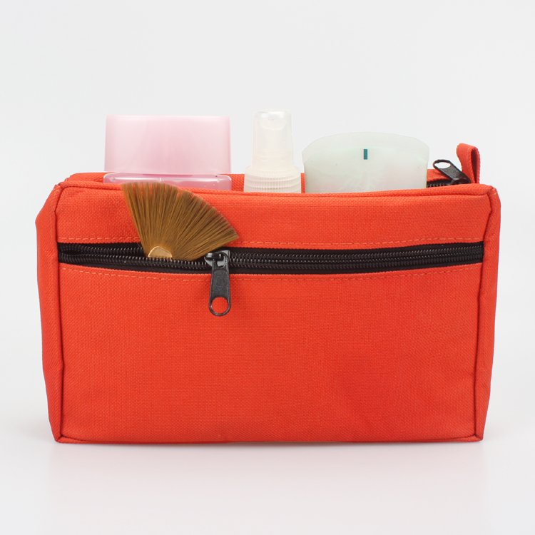 Travel Storage Bags Cosmetic Zipper Bag Red Customize Made Zipper Lock Pouch