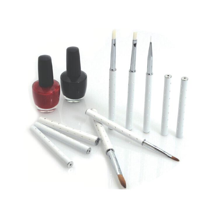 Hot Sale Beauty Products Paint Brush Nail Art Design Private Label 5pcs Nail Polish Brush