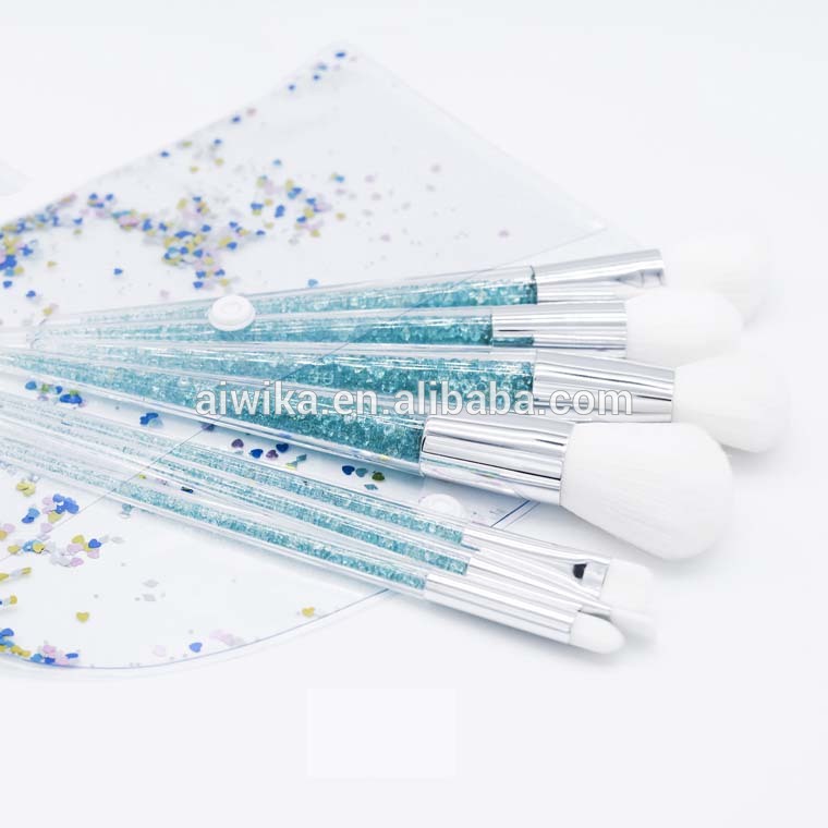 5 pcs Glitter Makeup Brush Brush Set Private Label