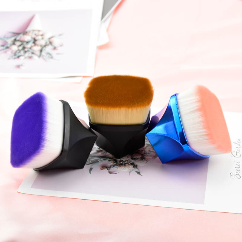 customized label brush colorful kabuki brushrs professional cosmetich make up brush set Supplier